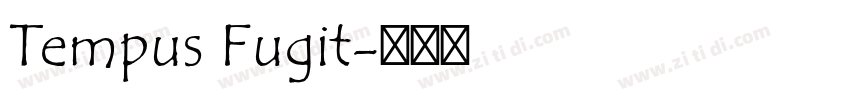 Tempus Fugit字体转换